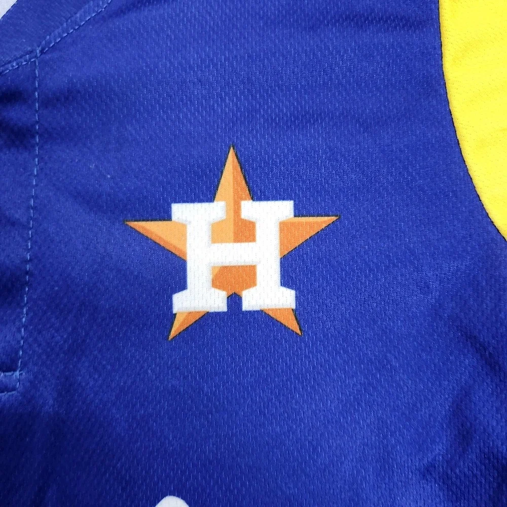 Houston Astros Jersey Boys 6 Multi-Color MLB Baseball Buddies 23 Youth Kids